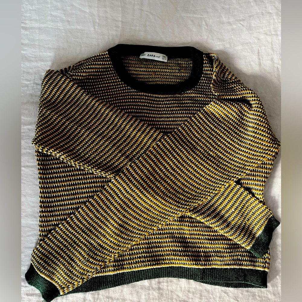 Multicolor thin knit top